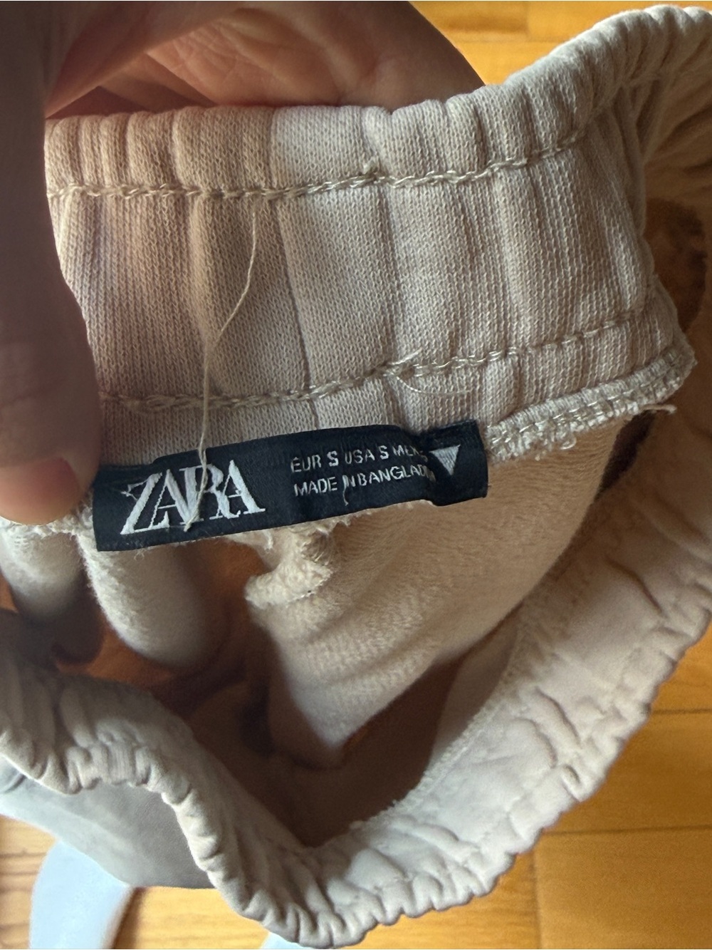 Zara Light Beige Utility Cargo Pants - Picture 3 of 3